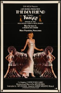 2t183 BOY FRIEND awards int'l 1sh '71 sexy Twiggy in Ken Russell's delightful musical extravaganza!