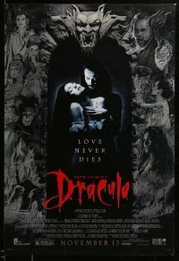 2t185 BRAM STOKER'S DRACULA advance DS 1sh '92 Francis Ford Coppola, Oldman & Ryder, rated!