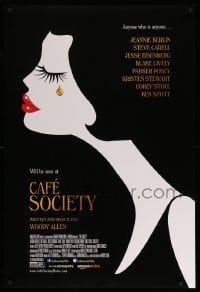 2t203 CAFE SOCIETY DS 1sh '16 Woody Allen, Eisenberg, Stewart, Lively, art of crying woman!