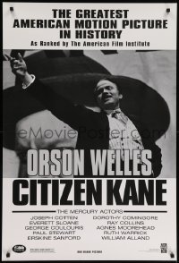 2t222 CITIZEN KANE 1sh R98 some called Orson Welles a hero, others called him a heel!