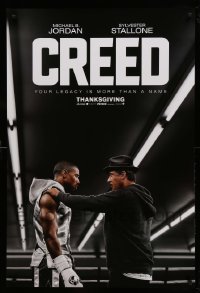 2t241 CREED teaser DS 1sh '15 image of Sylvester Stallone as Rocky Balboa with Michael Jordan!