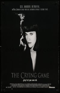 2t248 CRYING GAME 25x39 1sh '92 Neil Jordan classic, great image of Miranda Richardson w/smoking gun