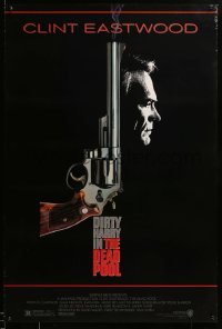 2t263 DEAD POOL 1sh '88 Clint Eastwood as tough cop Dirty Harry, cool gun image!