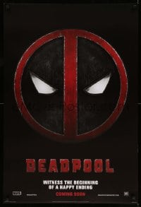 2t264 DEADPOOL style A int'l teaser DS 1sh '16 Reynolds, Marvel, the beginning of a happy ending!