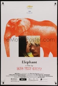2t304 ELEPHANT 1sh '03 Gus Van Sant directed teen school shooting, Alex Frost!