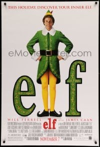 2t305 ELF advance DS 1sh '03 Jon Favreau directed, James Caan & Will Ferrell in Christmas comedy!