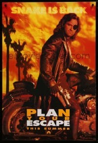 2t312 ESCAPE FROM L.A. teaser 1sh '96 John Carpenter, Kurt Russell returns as Snake Plissken!