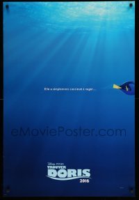 2t334 FINDING DORY int'l French language advance DS 1sh '16 Disney & Pixar, DeGeneres, she is swimmi