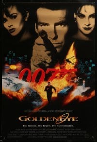 2t380 GOLDENEYE 1sh '95 Pierce Brosnan as secret agent James Bond 007