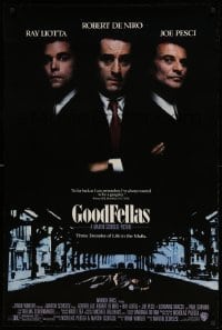 2t388 GOODFELLAS DS 1sh '90 Robert De Niro, Joe Pesci, Ray Liotta, Martin Scorsese classic!