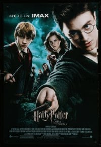 2t406 HARRY POTTER & THE ORDER OF THE PHOENIX IMAX DS 1sh '07 Daniel Radcliffe, Watson, Grint!