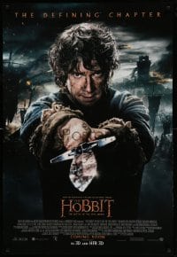 2t428 HOBBIT: THE BATTLE OF THE FIVE ARMIES int'l advance DS 1sh '14 Freeman as Bilbo, Coming Soon!