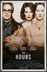 2t438 HOURS advance DS 1sh '02 Nicole Kidman as Virginia Woolf, Meryl Streep, Julianne Moore!
