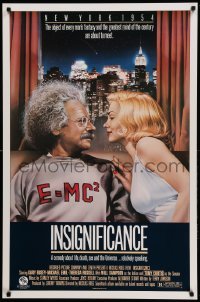 2t482 INSIGNIFICANCE 1sh '85 Nicolas Roeg, wacky art of Marilyn & Einstein by B.D. Fox!
