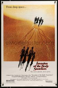 2t485 INVASION OF THE BODY SNATCHERS advance 1sh '78 Kaufman classic remake of sci-fi thriller!