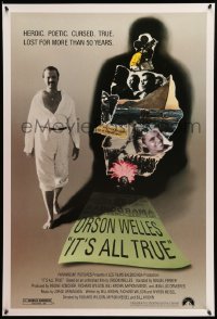2t494 IT'S ALL TRUE 1sh '93 unfinished Orson Welles work, lost for more than 50 years!