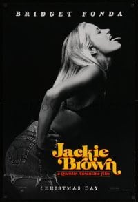 2t499 JACKIE BROWN teaser 1sh '97 Quentin Tarantino, profile portrait of sexy Bridget Fonda!