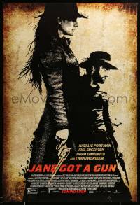 2t500 JANE GOT A GUN advance DS 1sh '16 gorgeous Natalie Portman in the title role, Joel Edgerton!