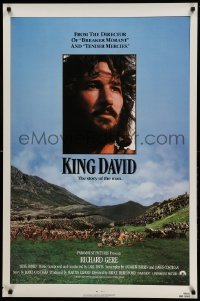 2t516 KING DAVID 1sh '85 great images of Richard Gere in title role, Biblical epic!