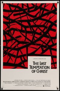 2t538 LAST TEMPTATION OF CHRIST DS 1sh '88 directed by Martin Scorsese, Willem Dafoe as Jesus!