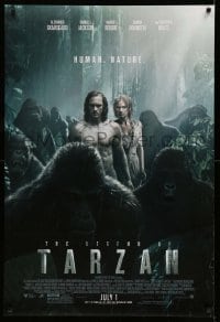 2t546 LEGEND OF TARZAN advance DS 1sh '16 David Yates, Skarsgard in the title role, Margot Robbie!