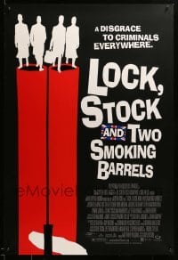 2t571 LOCK, STOCK & TWO SMOKING BARRELS DS 1sh '98 Guy Ritchie English crime comedy, great art!