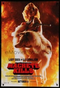 2t591 MACHETE KILLS teaser DS 1sh '13 image of sexy Lady Gaga as La Camaleon!