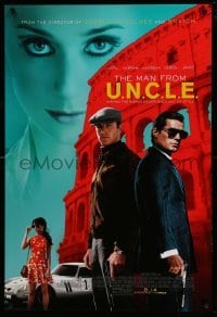 2t604 MAN FROM U.N.C.L.E. advance DS 1sh '15 Guy Ritchie, Henry Cavill and Armie Hammer!