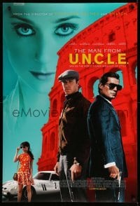 2t605 MAN FROM U.N.C.L.E. int'l advance DS 1sh '15 Guy Ritchie, Henry Cavill and Armie Hammer!