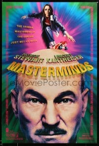 2t619 MASTERMINDS DS 1sh '97 great image of Patrick Stewart, Roger Christian!