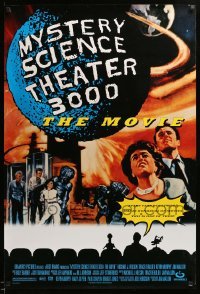 2t658 MYSTERY SCIENCE THEATER 3000: THE MOVIE DS 1sh '96 MST3K, sci-fi art from This Island Earth!