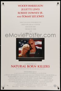 2t663 NATURAL BORN KILLERS DS 1sh '94 Oliver Stone, Woody Harrelson & Juliette Lewis on TV!