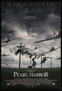 2t699 PEARL HARBOR int'l advance DS 1sh '01 World War II fighter planes flying over laundry line!