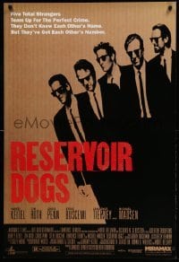 2t743 RESERVOIR DOGS 1sh '92 Quentin Tarantino classic, Keitel, Buscemi, Madsen & Tim Roth!
