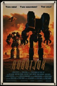 2t761 ROBOT JOX 1sh '90 mech robot fighting, the ultimate killing machine, part man, part metal!