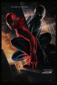 2t818 SPIDER-MAN 3 teaser DS 1sh '07 Raimi, the battle within, Maguire in red/black suits, textured