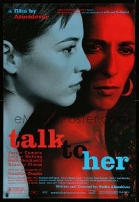 2t882 TALK TO HER DS 1sh '02 screenplay by Pedro Almodovar, Hable con Ella, Spanish romance!