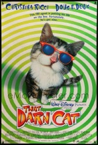 2t890 THAT DARN CAT DS 1sh '97 Christina Ricci, Doug E. Doug, Peter Boyle, cool cat in sunglasses!