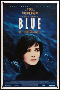 2t904 THREE COLORS: BLUE 1sh '93 Juliette Binoche, part of Krzysztof Kieslowski's trilogy!