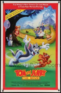 2t917 TOM & JERRY THE MOVIE 1sh '92 cat & mouse, the world is a kinder, gentler place!