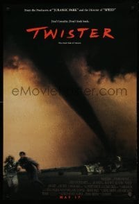 2t939 TWISTER int'l advance DS 1sh '96 May 17 style, Bill Paxton & Helen Hunt tornados!