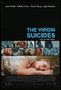 2t961 VIRGIN SUICIDES 1sh '99 Sofia Coppola directed, cool image of pretty Kirstin Dunst!