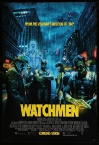 2t972 WATCHMEN int'l advance DS 1sh '09 coming soon style, Zack Snyder, Billy Crudup, J. Earle Haley