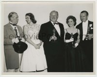 2w082 31ST ANNUAL ACADEMY AWARDS 8x10 still '59 Chevalier, Ingrid Bergman, Ives, Hayward & Niven!