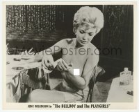 2w137 BELLBOY & THE PLAYGIRLS 8.25x10 still '62 c/u of sexy topless June Wilkinson, Coppola!