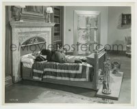 2w152 BIG STORE 7.75x10 still '41 great image of Groucho Marx happily sleeping on bed display!