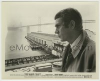 2w192 BULLITT 8.25x10 still '68 close up of Steve McQueen with Bay Bridge in background!
