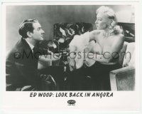 2w316 ED WOOD: LOOK BACK IN ANGORA video 8x10 still '94 Dolores Fuller & Ed Wood in Glen or Glenda!
