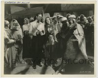 2w371 GARDEN OF ALLAH 8x10 still '36 Marlene Dietrich & Basil Rathbone watch performing donkey!