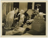 2w388 GIRL FROM MISSOURI 8x10 still '34 Jean Harlow happily opens expensive gifts from Kolker!